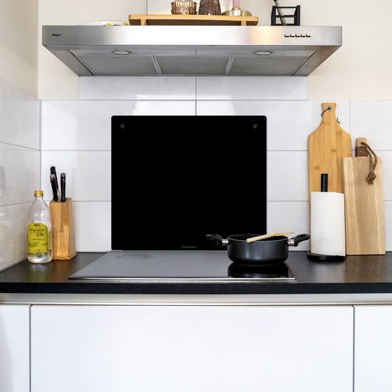 KitchenYeah® Protection plaque induction 60x52 cm - Noir - Protege plaque de cuisson - Couvre plaque induction - Protecteur d'induction - Cuisine