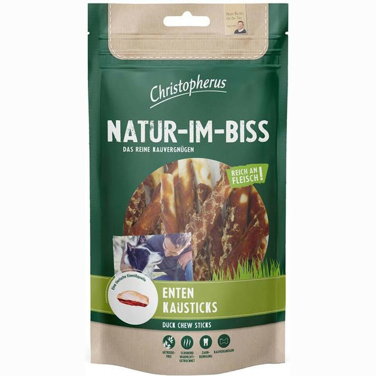 Christopherus Snack Eend Kauwsticks - 12x70g