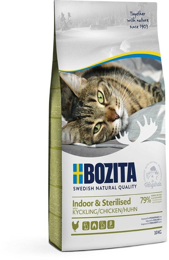 Bozita Indoor & Sterilised - 10 kg - Kip