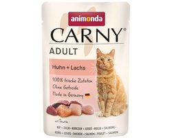 Animonda Cat Carny Adult Kip Zalm portiezakje 12x85g - Kip & Zalm