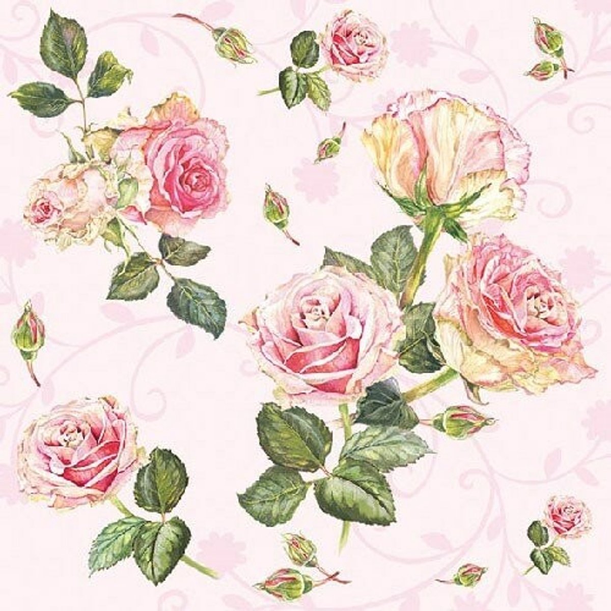 Ambiente - Lunch servetten - Rosie Rose