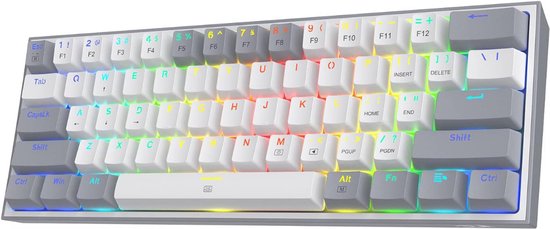 Gaming Keyboard Met Verlichting - Mechanisch Gaming Toetsenbord - Multimedia Toetsen - Qwertz/Qwerty - RGB Verlichting - Led Verlichting - Ergonomische Toetsenbord