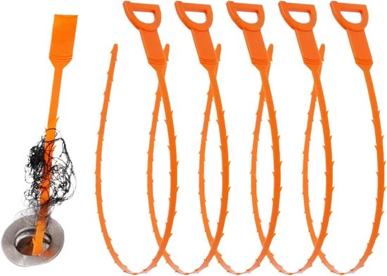 FlexShaft Wall-to-Wall Drain Cleaner, 1/4 x 30 ft. Reinigt 1-1/4 tot 2 Leidingen naar Full Flow Capaciteit