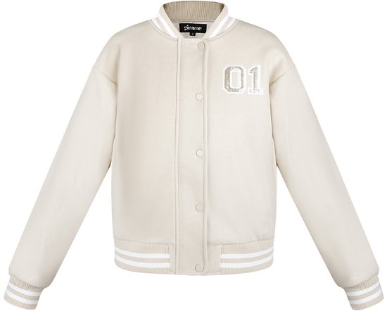 Bomberjack sporty spice - nieuwe collectie - dames - offwhite - maat L