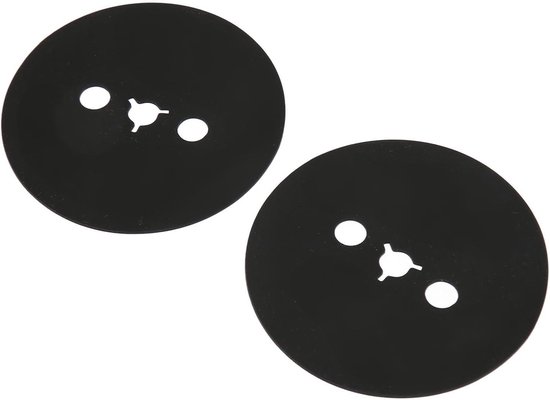 2 Stuks Nab HUB Adapter Spacer voor Reel to Reel Tape Recorder, Siliconen Reel Aanpassingsschijf voor Reel to Reel Tape Recorder Zwart (1mm) — afbeelding 5