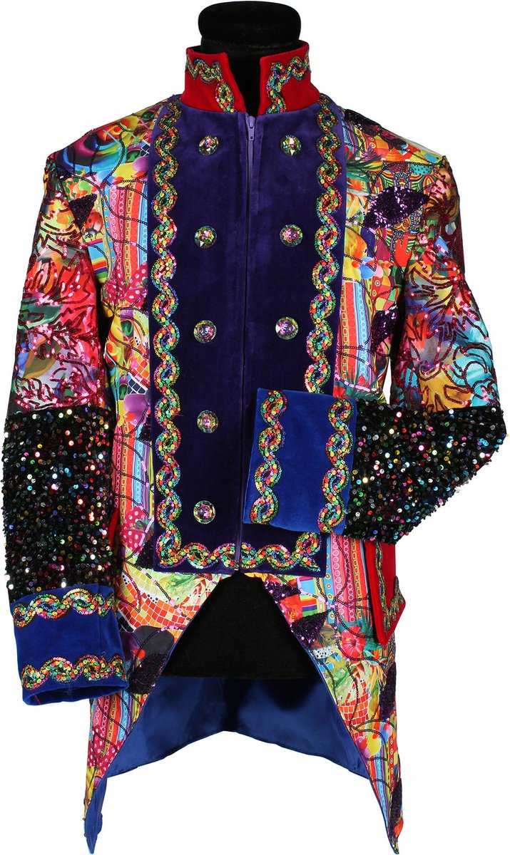 Thetru Carnavalsjas Heren - Fiesta Carnavale - Luxe Jas Carnaval - Maat XL