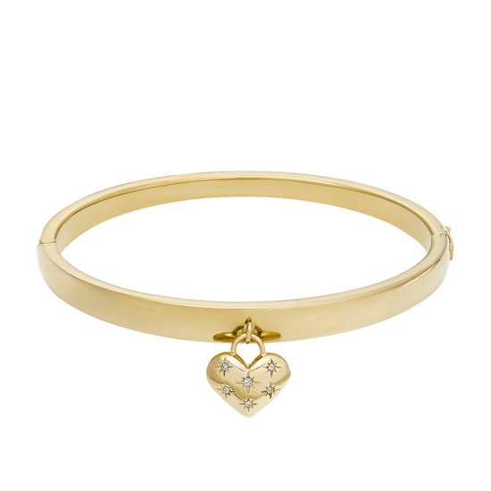 Foto: Fossil dames sieraden geschenkset goudkleurig