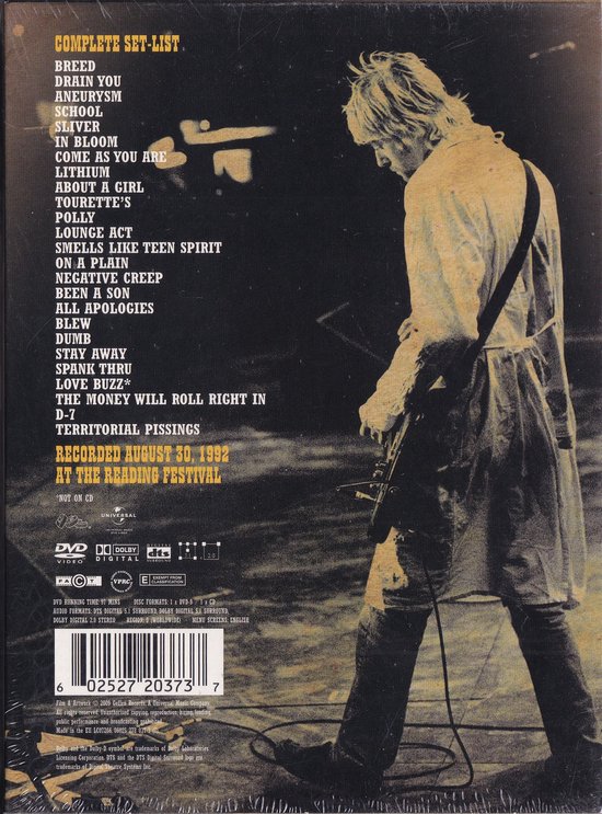 Nirvana - Live At Reading + Cd