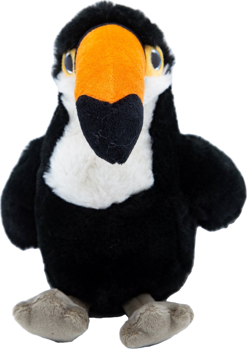 Cute since 1999 Knuffel Toekan Vogel  Zittende Toekan Vogel speelgoed Baby knuffel  16cm