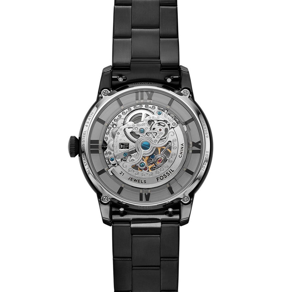 Fossil ME3269 Heren Horloge 44mm - Zwart