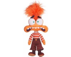 Anxiety (Onzekerheid) - Disney Inside Out Pluche Knuffel 35 cm - Binnenstebuiten 2 - Speelgoed knuffels voor kinderen jongens meisjes - Anger, Anxiety, Disgust, Fear, Joy, Sadness - Woede, Onzekerheid, Afkeer, Angst, Plezier, Verdriet