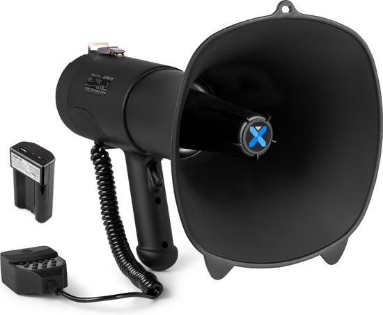 30W Megafoon met Handmicrofoon van