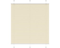 vidaXL - Plissé - rolgordijn - 115x150cm - stofbreedte - 114,4cm - polyester - crème