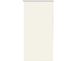 vidaXL - Rolgordijn - verduisterend - gebroken - wit - 85x130 - cm - stofbreedte