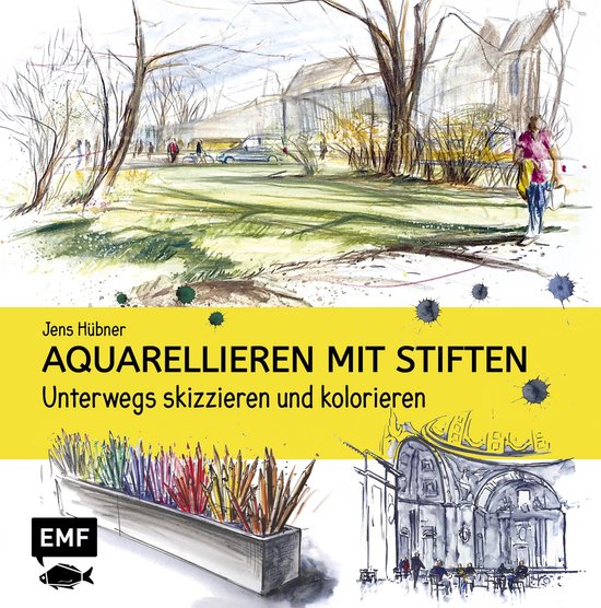 Aquarellieren mit Stiften - cover