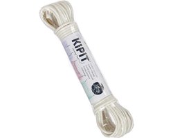 Kipit Waslijn - 10 meter - PVC - wit - drooglijn / waslijndraad