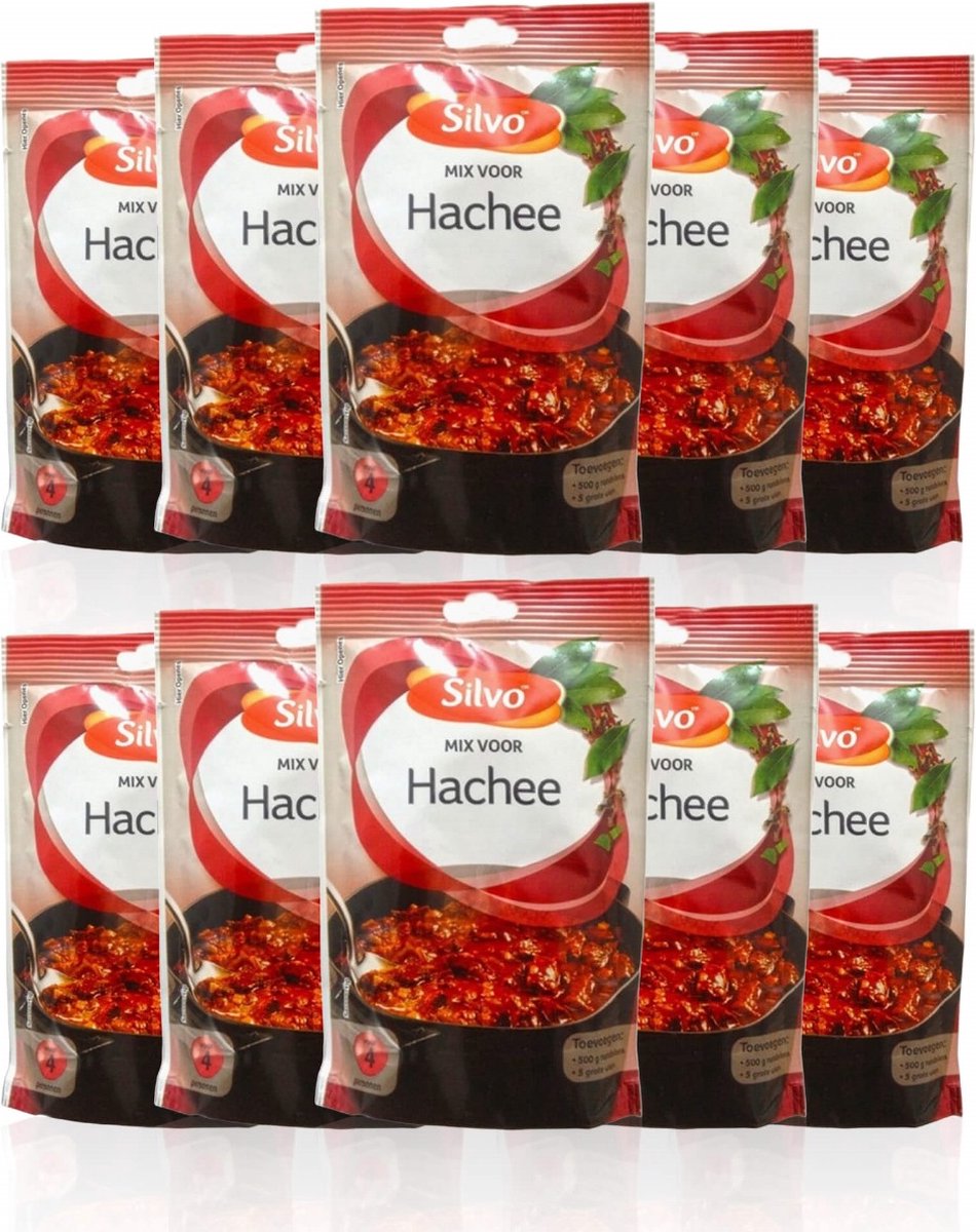 Goedkoopste Silvo® | 10 x Hachee kruidenmix 36 gram | stoofgerecht | multipack