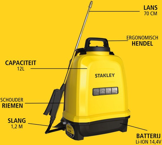 Ninja Pro Rugsproeier 16ltr - elektrische sprayer met dubbele accu Ninja Pro Rugsproeier 16ltr - elektrische sprayer met dubbele accu