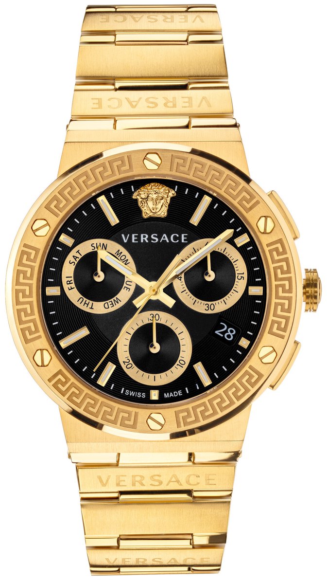 Versace - VEZ900421 - Polshorloge - Heren - Kwarts - Greca Logo