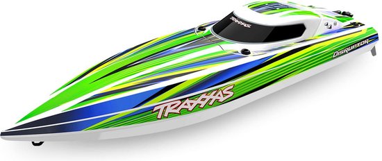 Bateau haute performance Traxxas Disruptor 4S 40+ MPH Vert