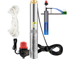 VEVOR 750w Diepe Bronpomp Pijppomp Bronpomp Zandpomp Pomp 105l/Min 62m