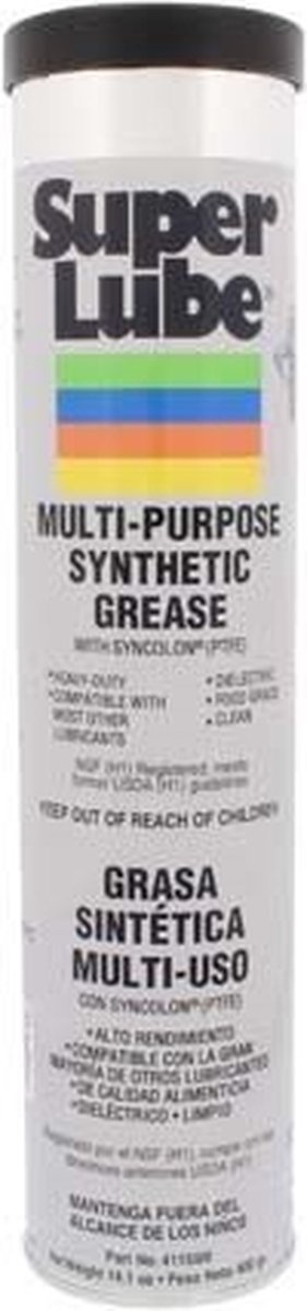 Super Lube multifunctioneel synthetisch vet (NLGI 0) - 400 gr patroon