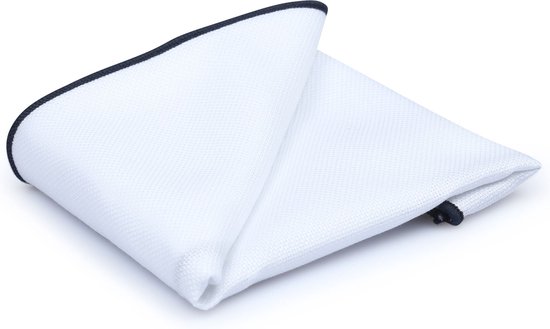 Pochette Wit - Convient - Pochette - Homme - Unisexe - 25x25 cm - Soie | Emballage cadeau