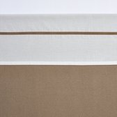 Meyco Baby Bies ledikant laken - taupe - 100x150cm - 0.3 TOG