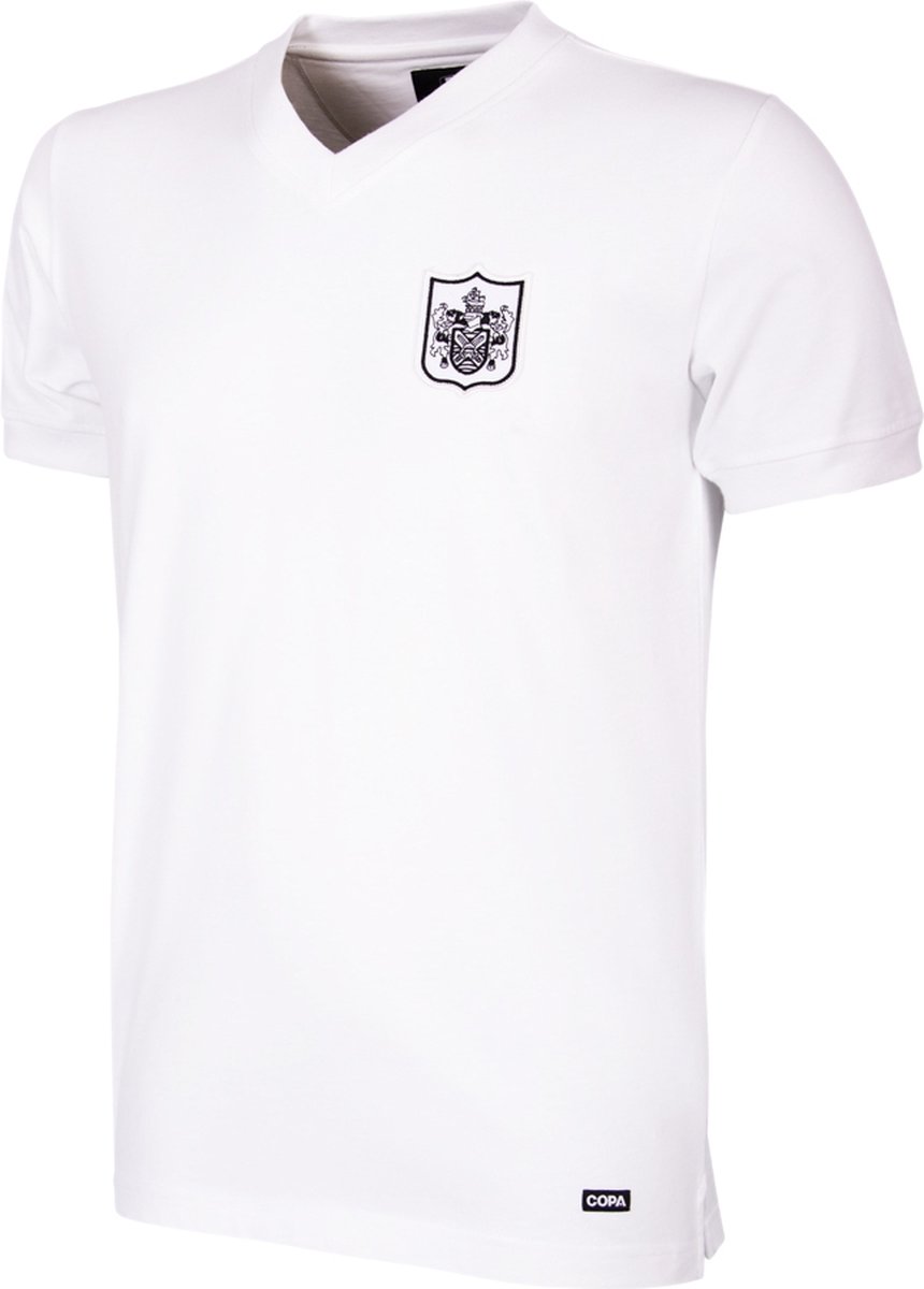 COPA - Fulham FC 1960/61 Retro Voetbalshirt - Heren - Wit - XL