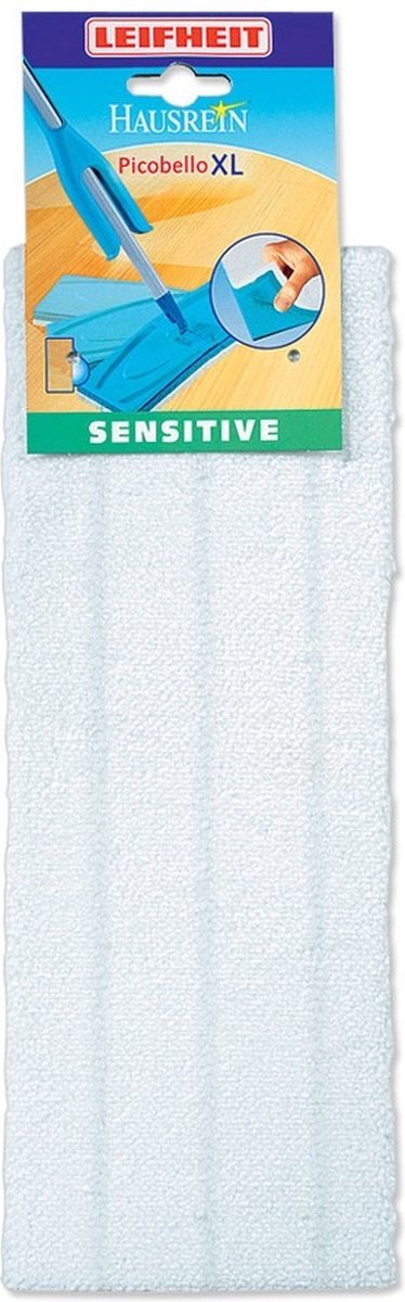 Bol.com Leifheit Picobello M dweildoek Super Soft - voor gevoelige vloeren - 33 cm wisbreedte - wit aanbieding