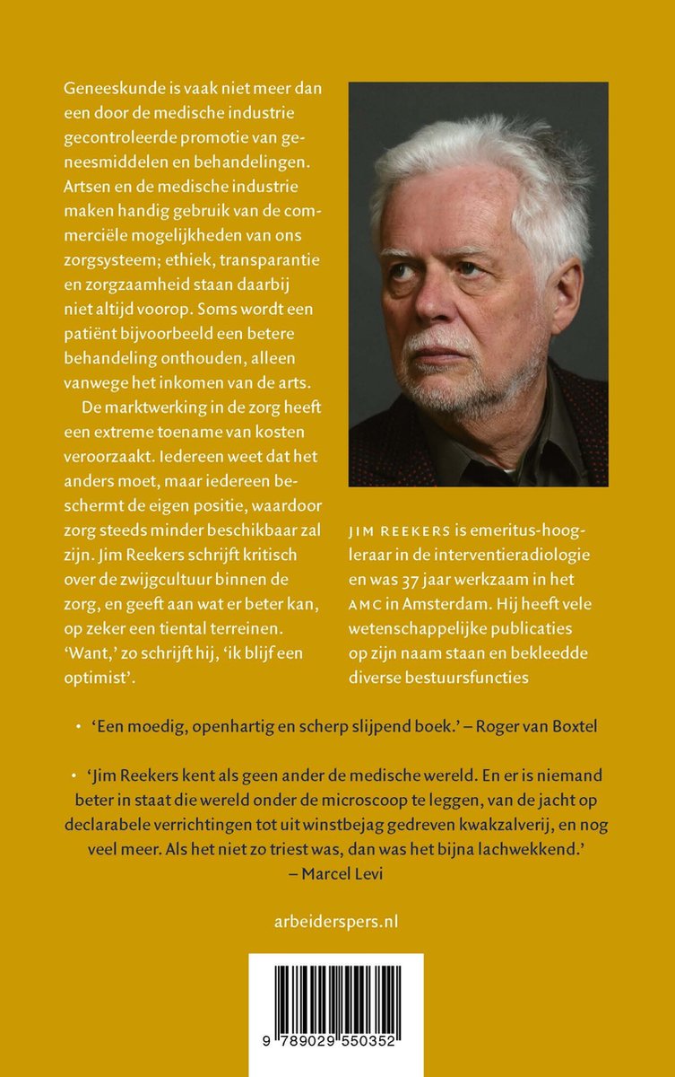 De medische omerta - back cover