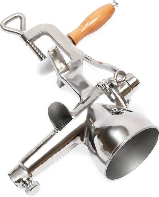 Slowjuicer - Sapcentrifuge - Citruspers - RVS - Handmatig - Compact en stevig - Max 5.5 tafelblad - Manual - Grijs — afbeelding 2