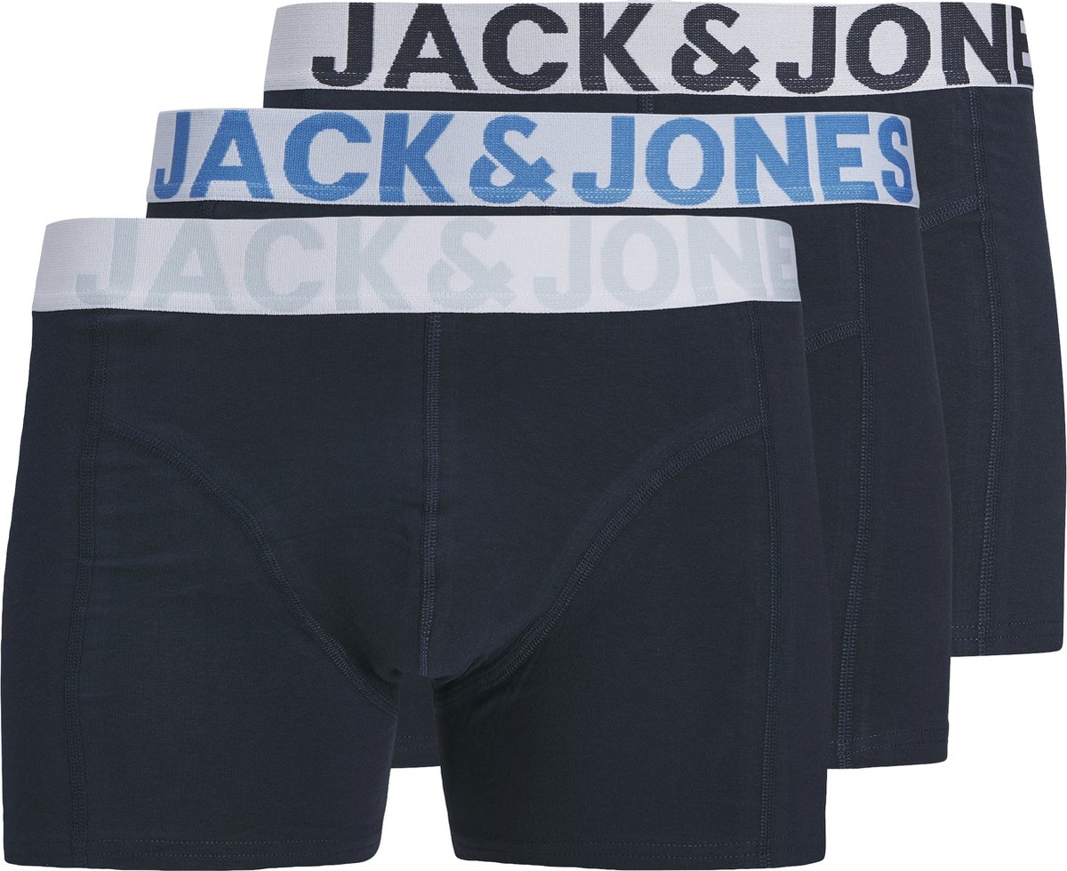 JACK&JONES - JACCONOR SOLID TRUNKS 3 PACK NOOS - Heren - Onderbroeken