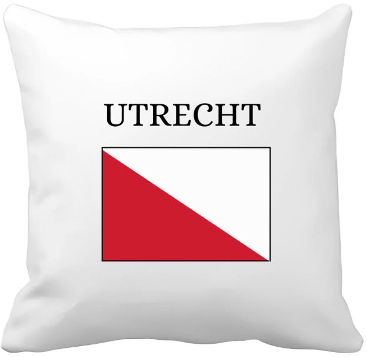 Akyol utrecht Kussen hoes - Utrecht - toeristen - stad - vlag - geschenk - cadeau - kado - 40 bij 40 cm Multicolor