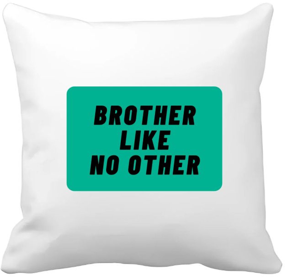 Akyol brother like no other Kussen hoes - Broer - geweldige broer - niemand anders - verjaardag - cadeau - kado - bedankje - geschenk - 40 bij 40 cm Multicolor