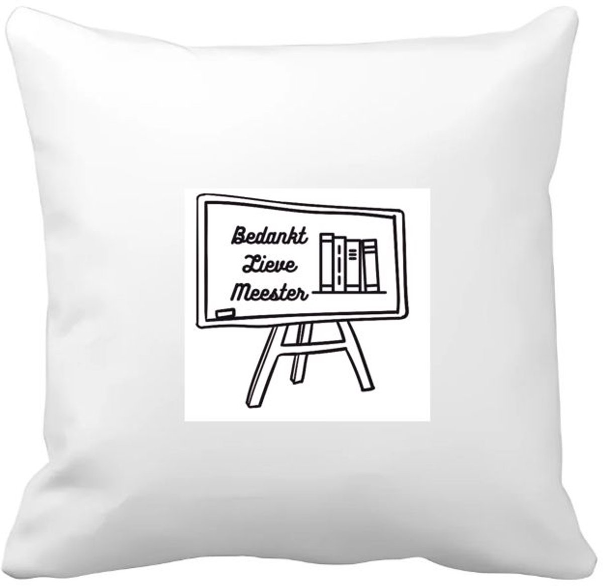 Akyol bedankt lieve meester Kussen hoes - Meester - meester - leraar - 40 bij 40 cm Multicolor