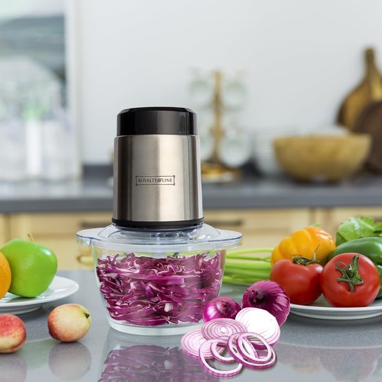 Royalty Line - Hachoir multifonctionnel - 300W - Hachoir électrique - 1.2l