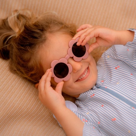 Little Dutch kinderzonnebril bloemvormig montuur - roze - sunglasses - zonnebril — afbeelding 5