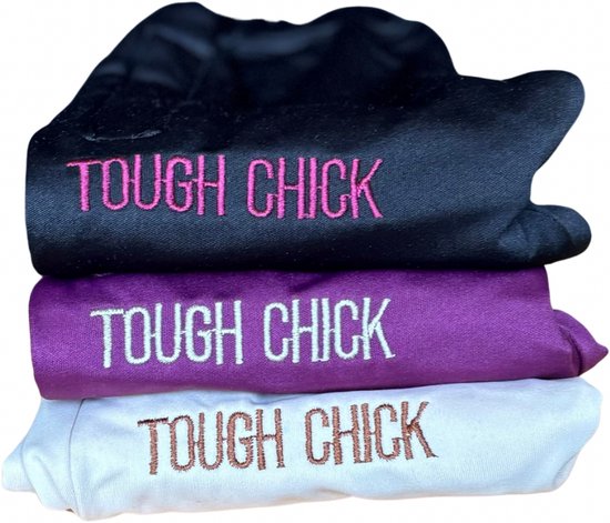 Survêtement Tough Chick Filles - Survêtement - Survêtement de jogging Filles - Survêtement de sport Filles - Crème - Taille 176