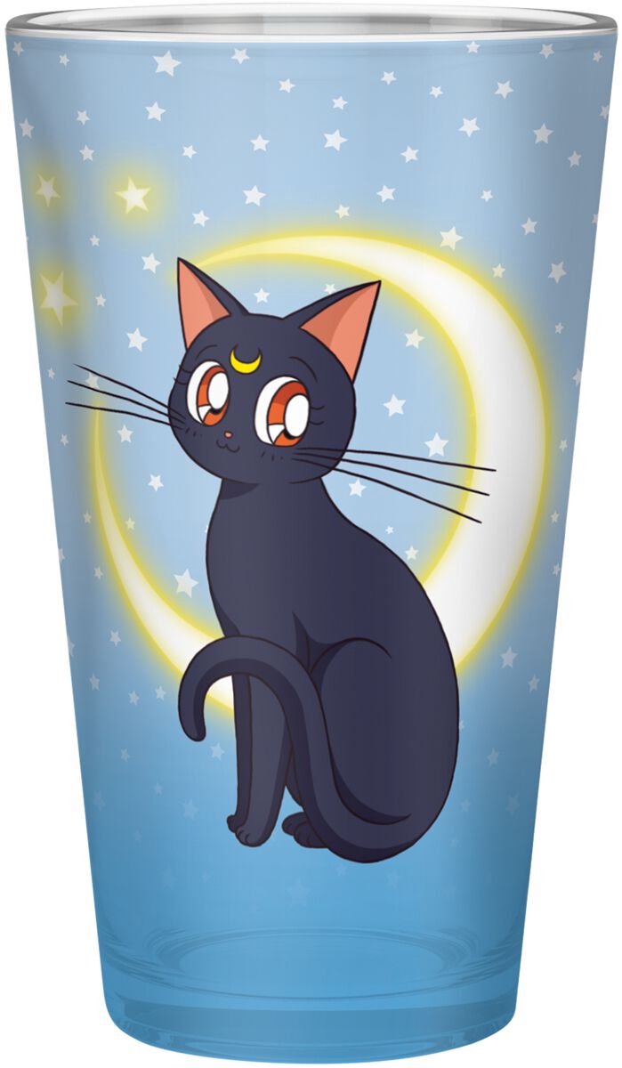 Sailor Moon Luna & Artemis Unisex Drinkglas - meerkleurig - Standard
