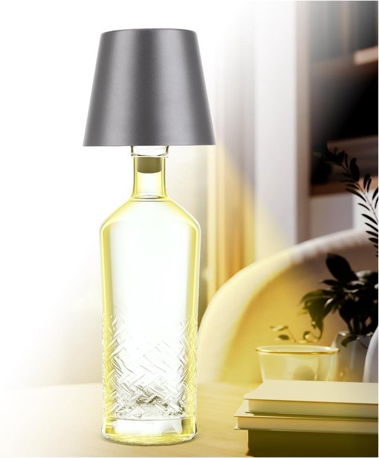 Anmossi Oplaadbaar Muurlampen,4.5W LED Wandlamp voor Binnen,Dimbaar