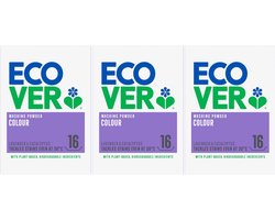ECOVER Color Waspoeder Lavendel & Eucalyptus 3 x 16 wasbeurten - 3 x 1,2 Kg