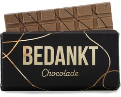 Bedankt chocoladereep goud