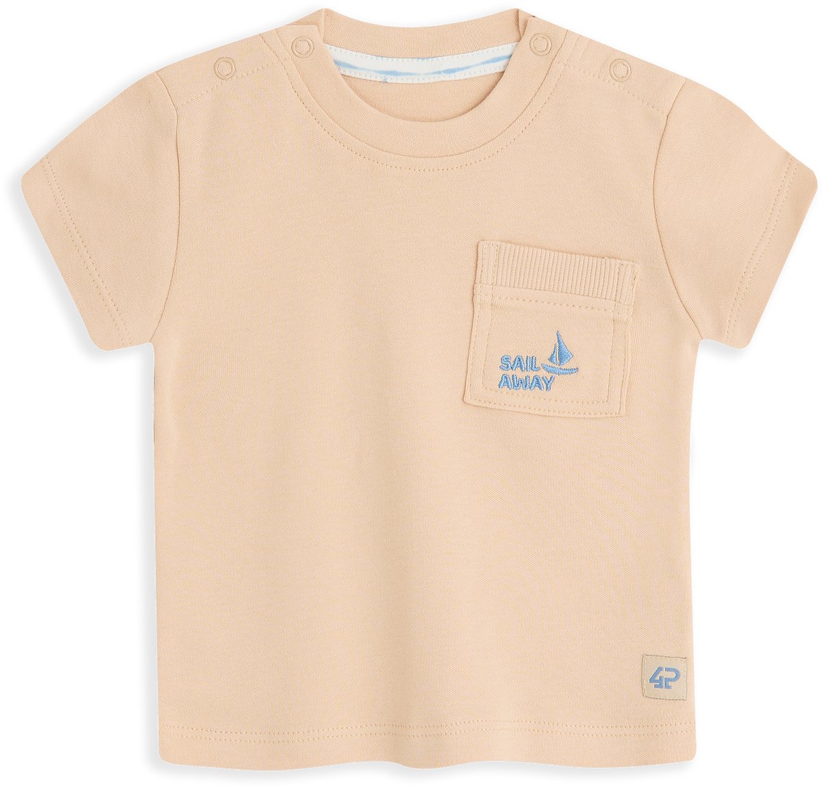 4PRESIDENT Newborn T-shirt - Frappe - Maat 74 - Baby T-shirts - Newborn kleding