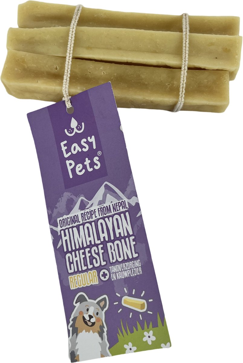Easypets Kauwsnack - Himalayan Cheese Bone Regular XL - Hypoallergeen, 225g, Rijk aan Eiwitten