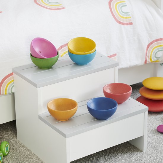 TickiT Regenboog Houten Kommen van TickiT — afbeelding 3