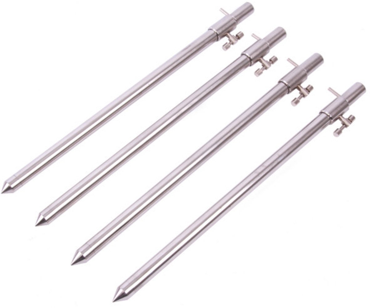 4 x NGT Stainless Steel Banksticks 75-125cm | Banksticks