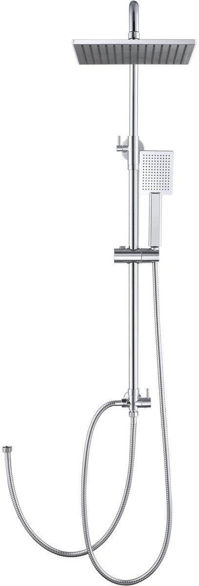 DERW Max Douchesysteem - Regendouche - 109cm Stang - Chroom