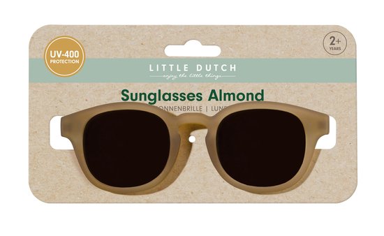 Little Dutch kinderzonnebril almond - bruin - sunglasses - zonnebril van Merkloos — afbeelding 4
