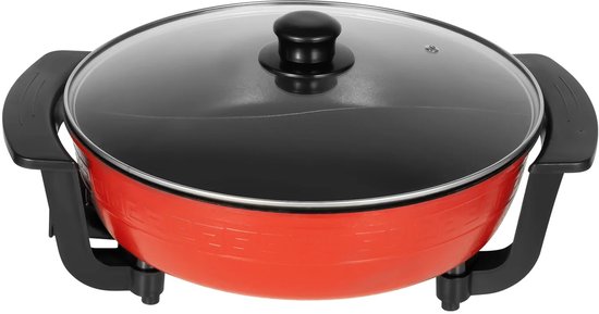 Elektrische hete pot steelpan met deksel 1.8L - Multicooker
